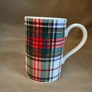 Vintage 1990’s Dunoon Stoneware Dress Stewart Tartan Tea Mug. Made in Scotland.